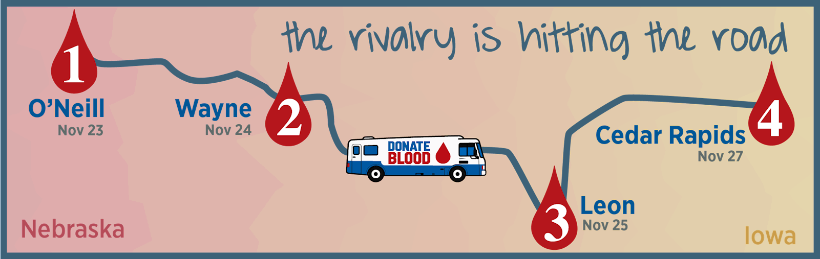 border battle blood drive tour