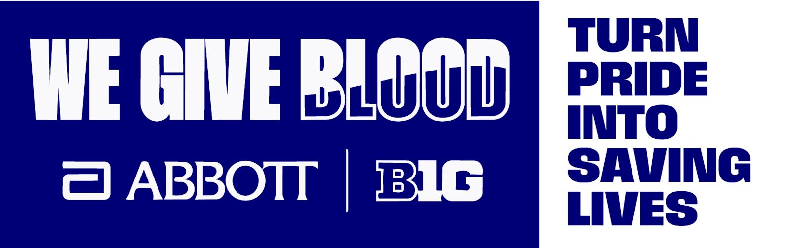 WE GIVE BLOOD