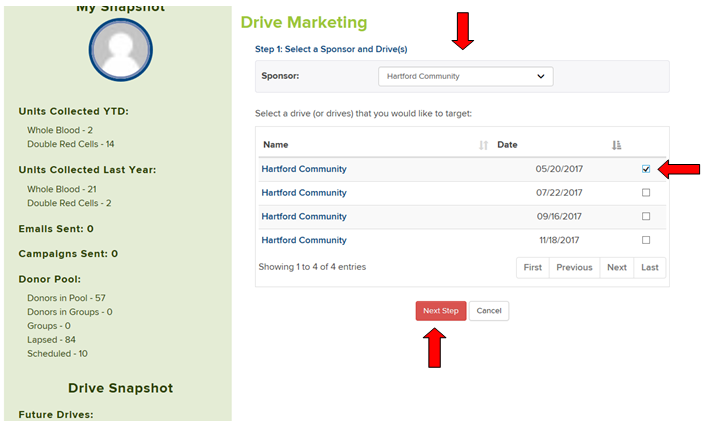 chair drive marketing