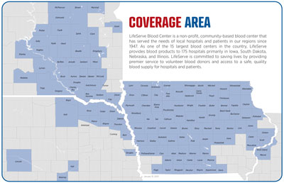 LifeServe County Map