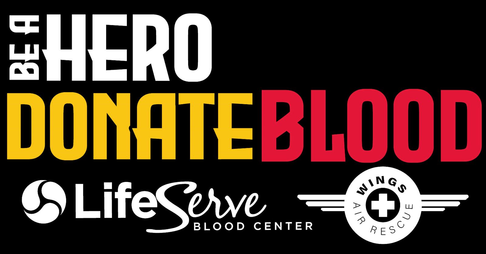 Wings Air Rescue Heroes Blood Drive