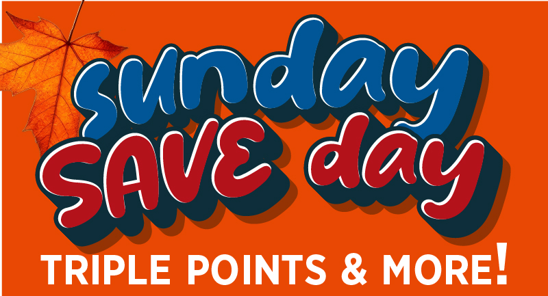 Sunday Save Day November