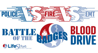 Battle of the Badges Blood Drive 2022