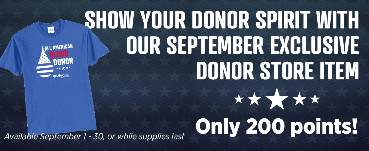All American Donor Shirt Hits Online Store!