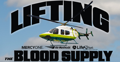 Mason City - Lifting the Blood Supply MercyOne Air Med